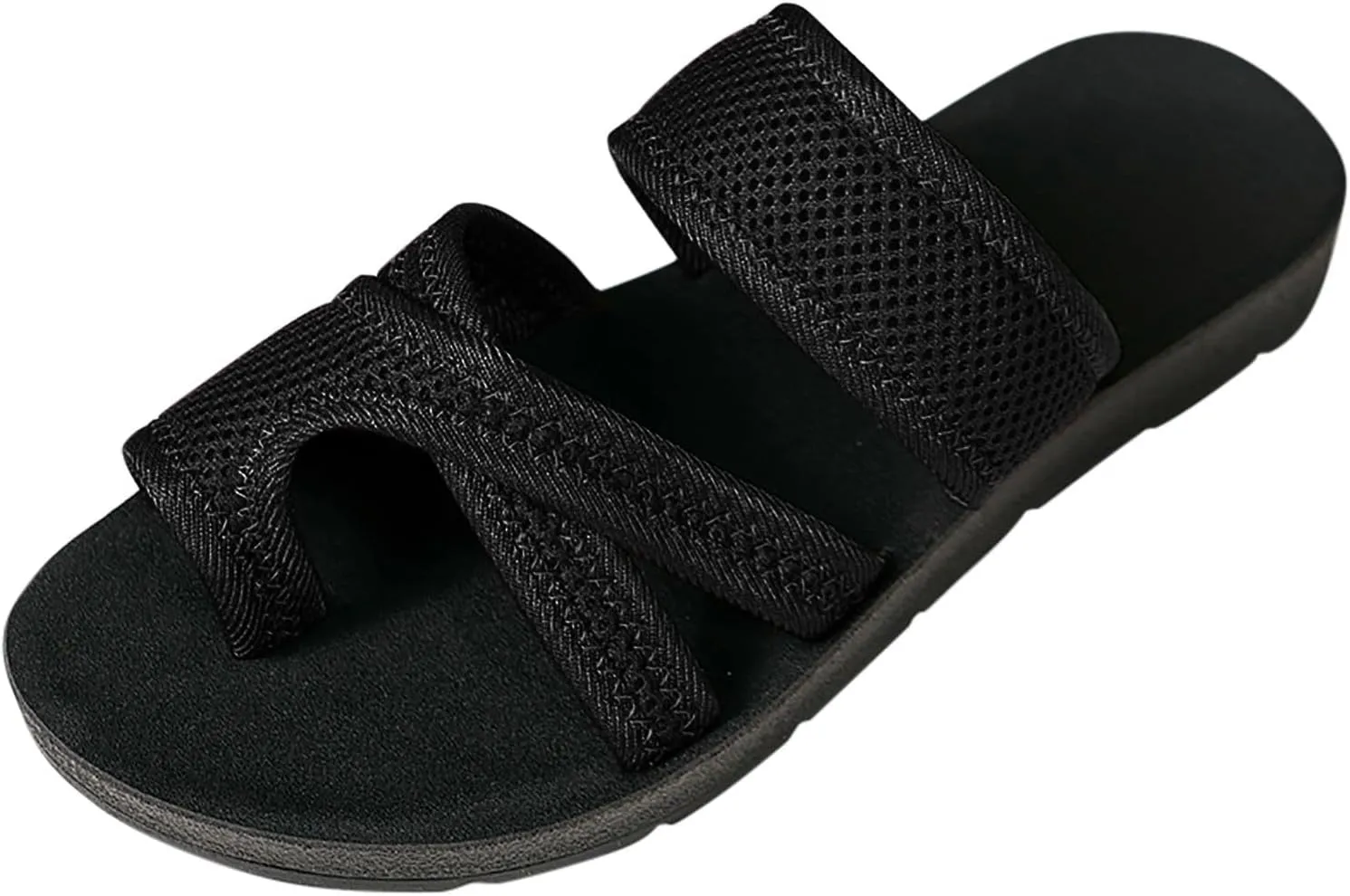 2024 Women's Hollow Mesh Slide Sandals - Comfortable Orthopedic Arch Support Mesh Sandals Slipper Flip Flop Sandals