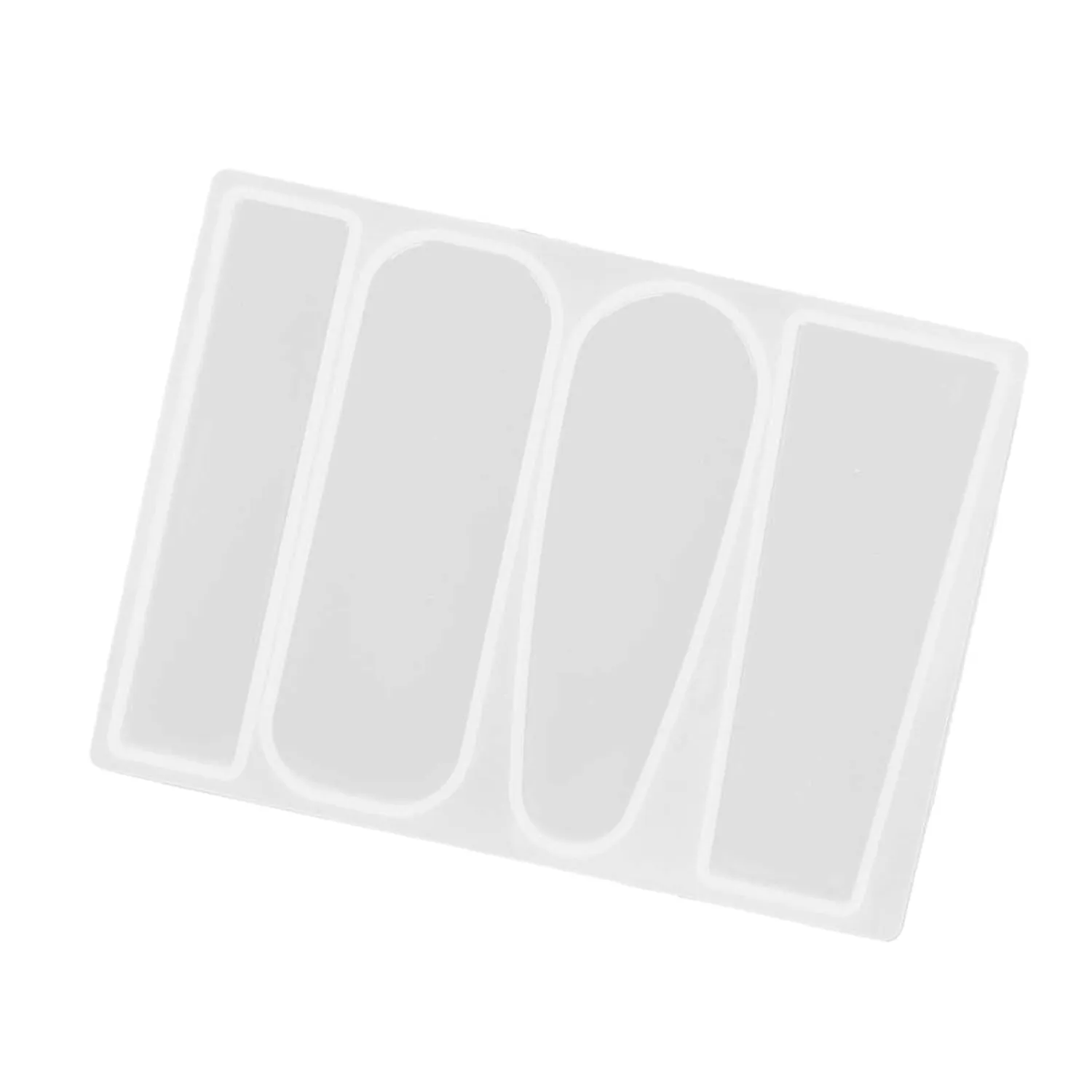 2Pcs Silicone Resin, Barrette Silicone DIY Hair Stick Making Geometric Pin Tools 2Pcs Barrette (3 styles)