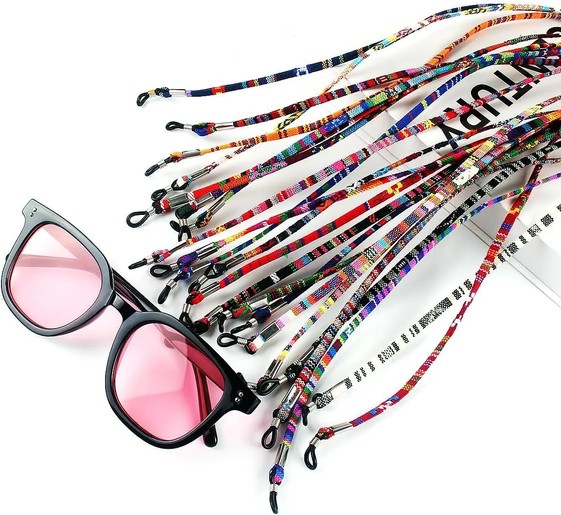 8 PRS Eyeglass Holder Strap Sunglasses Chain Eyeglass Cord Lanyard for Women Men