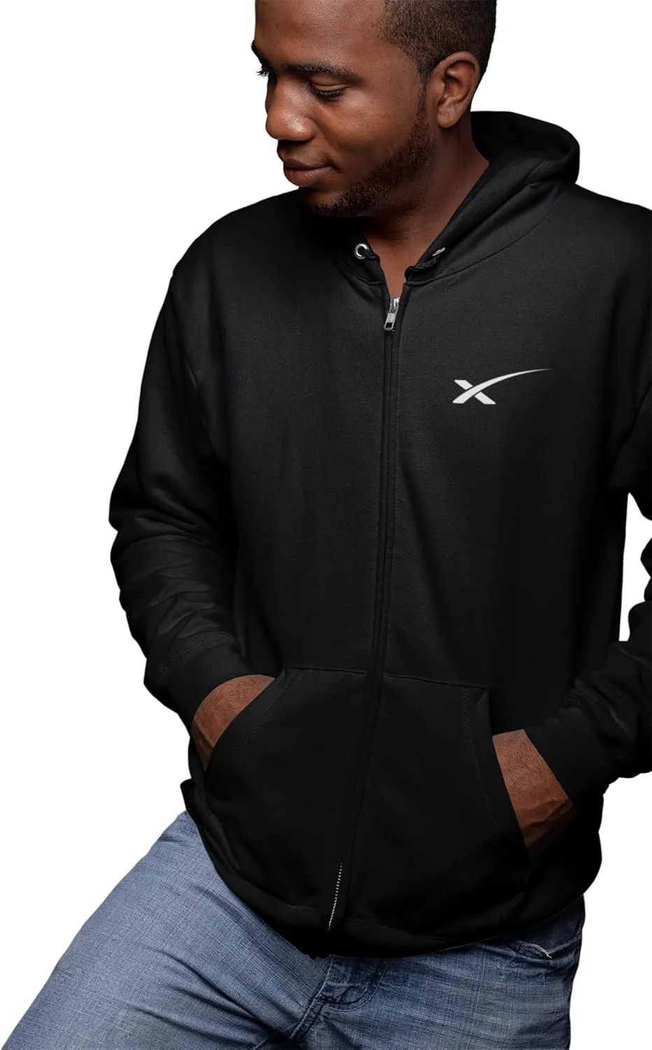 Absurd Ink SpaceX - Zip-Up Hoodie