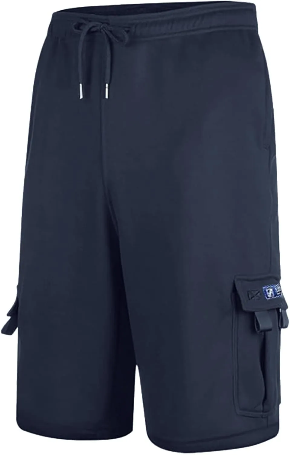 Alalaso Men's Casual Shorts Stretch Cotton Drawstring Summer Beach Stretch High Waisted Breathable Linen Shorts with Pockets