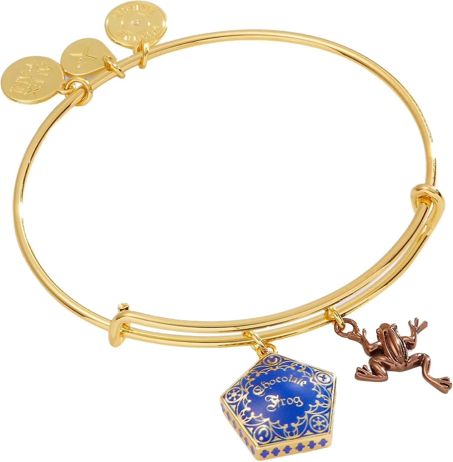 Alex and Ani AS771623TT,Harry Potter, Chocolate Frog Duo Expandable Bangle Bracelet,Two Tone,Multi, Bracelets