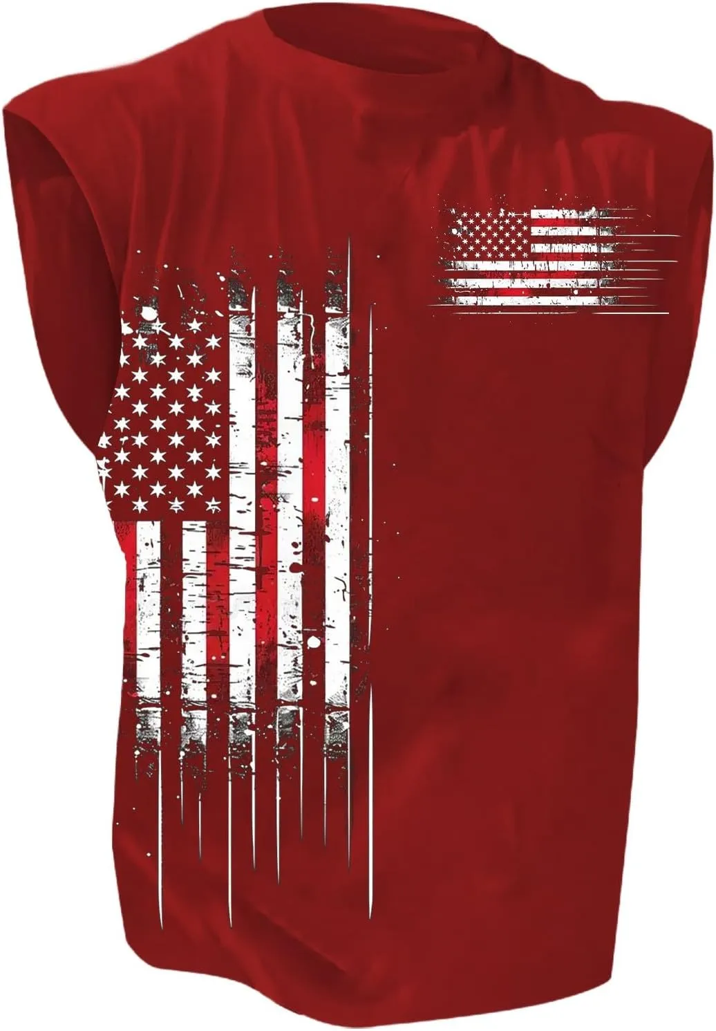 American Flag Tank Tops for Men Summer Casual Print Sleeveless Top Tee 4th of July Shirts Gym Workout Patriotic Vest