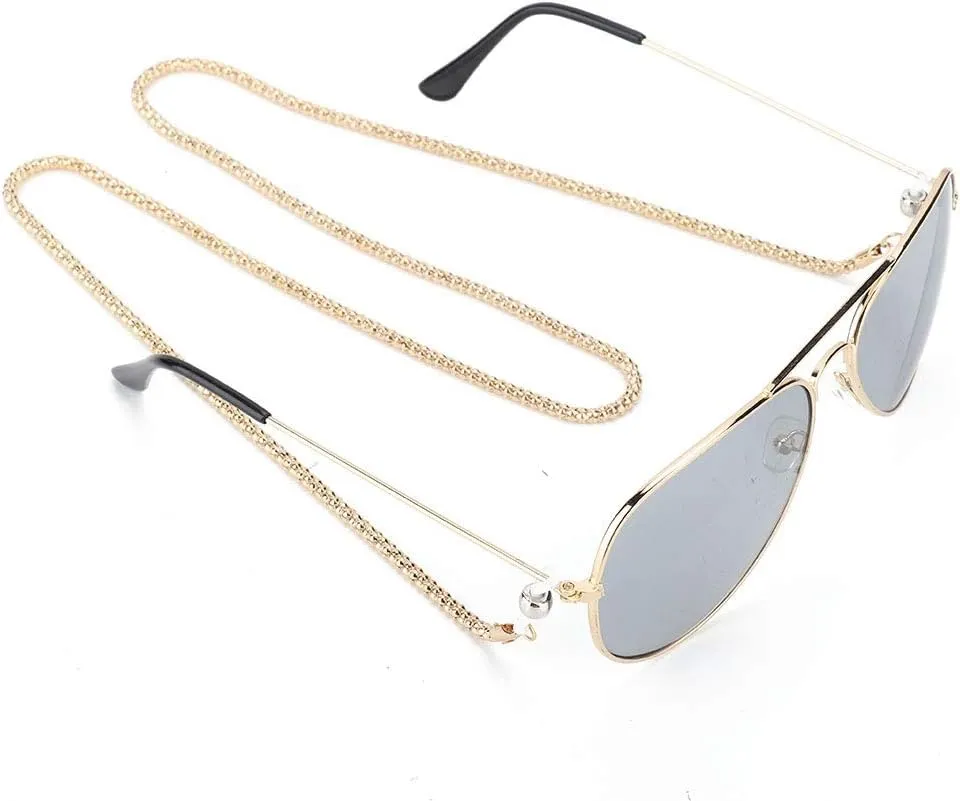 Anti Slip Eyeglass Chain with Sturdy Alloy | Stylish Sunglasses Strap for Reading Glasses | JewelryInspired Gold Chain for Daily Wear