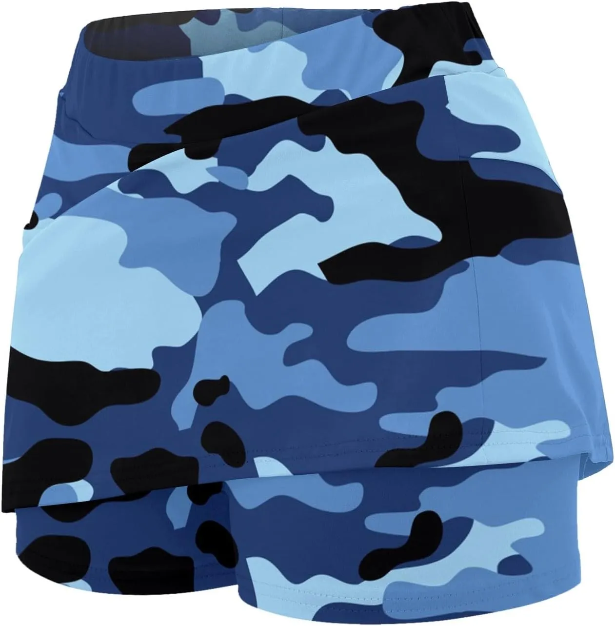Athletic Tennis Skorts for Woman Cute Running Mini Skirt Tummy Control High Waisted Casual Golf Yoga Skirts with Shorts