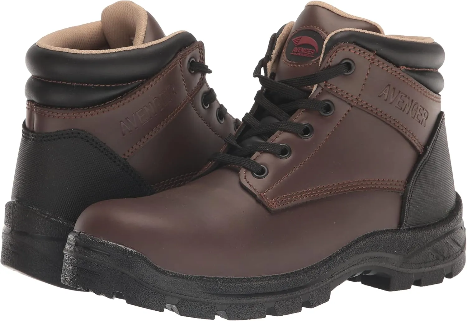 Avenger Work Boots Men's Steel Toe A8001 Industrial Shoe