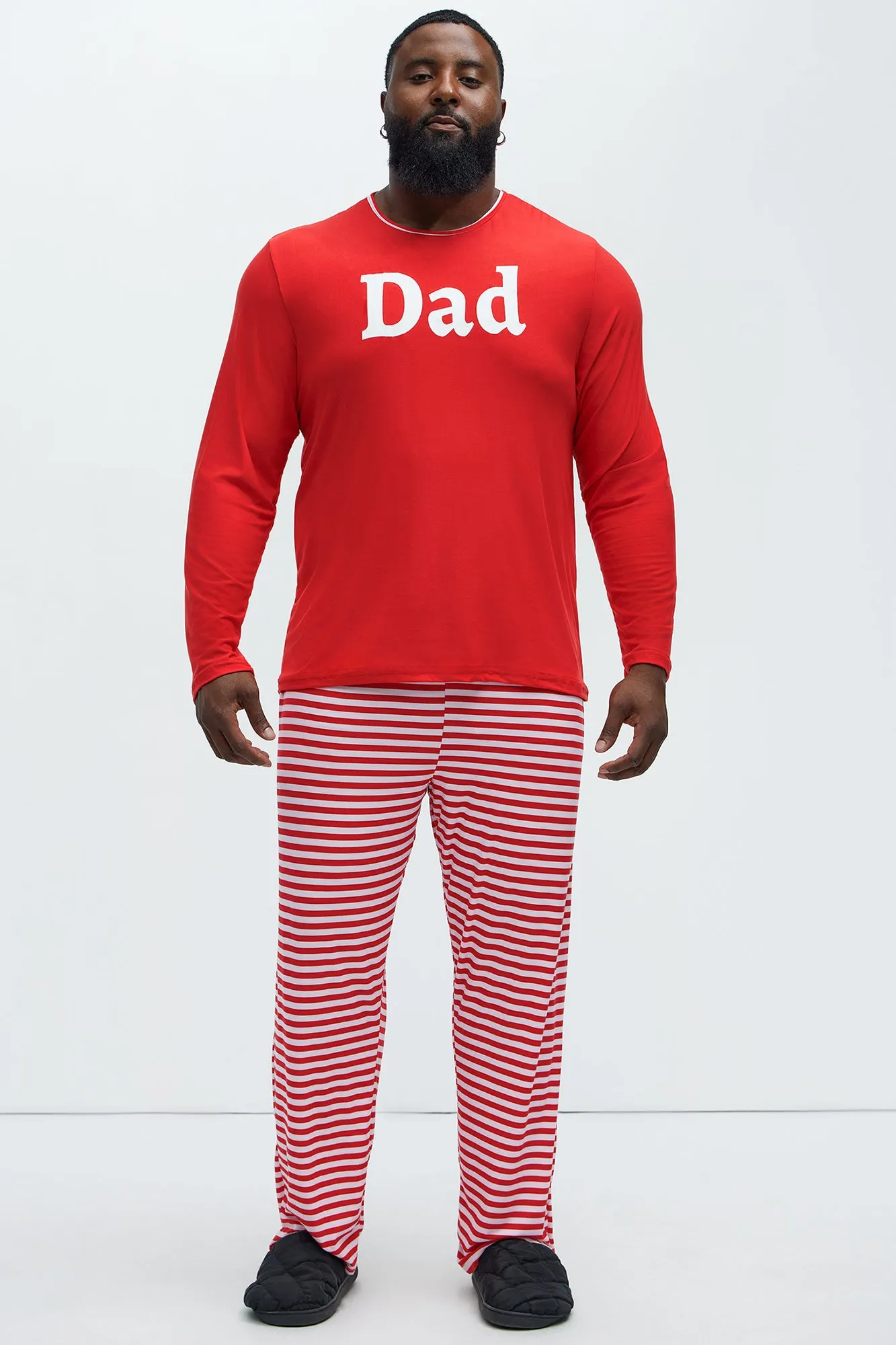 Be Merry Holiday PJ Set - Red/White