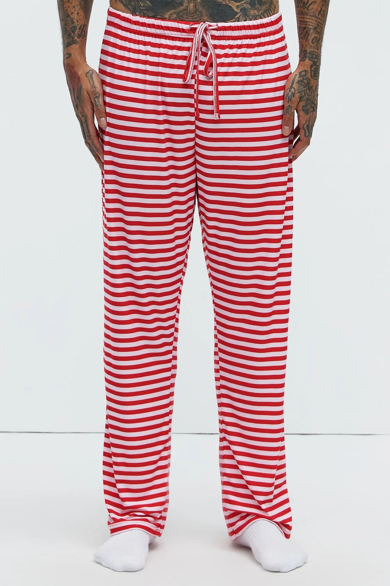 Be Merry Holiday PJ Set - Red/White