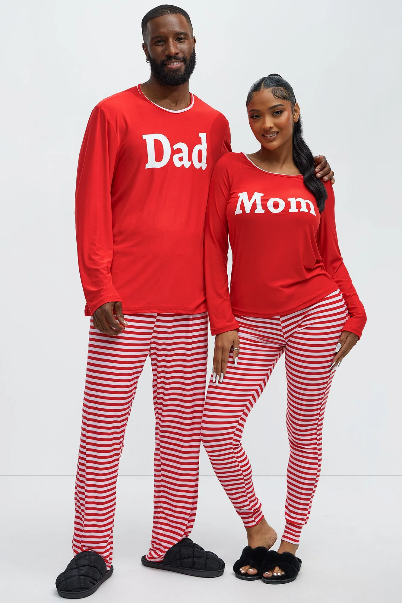 Be Merry Holiday PJ Set - Red/White