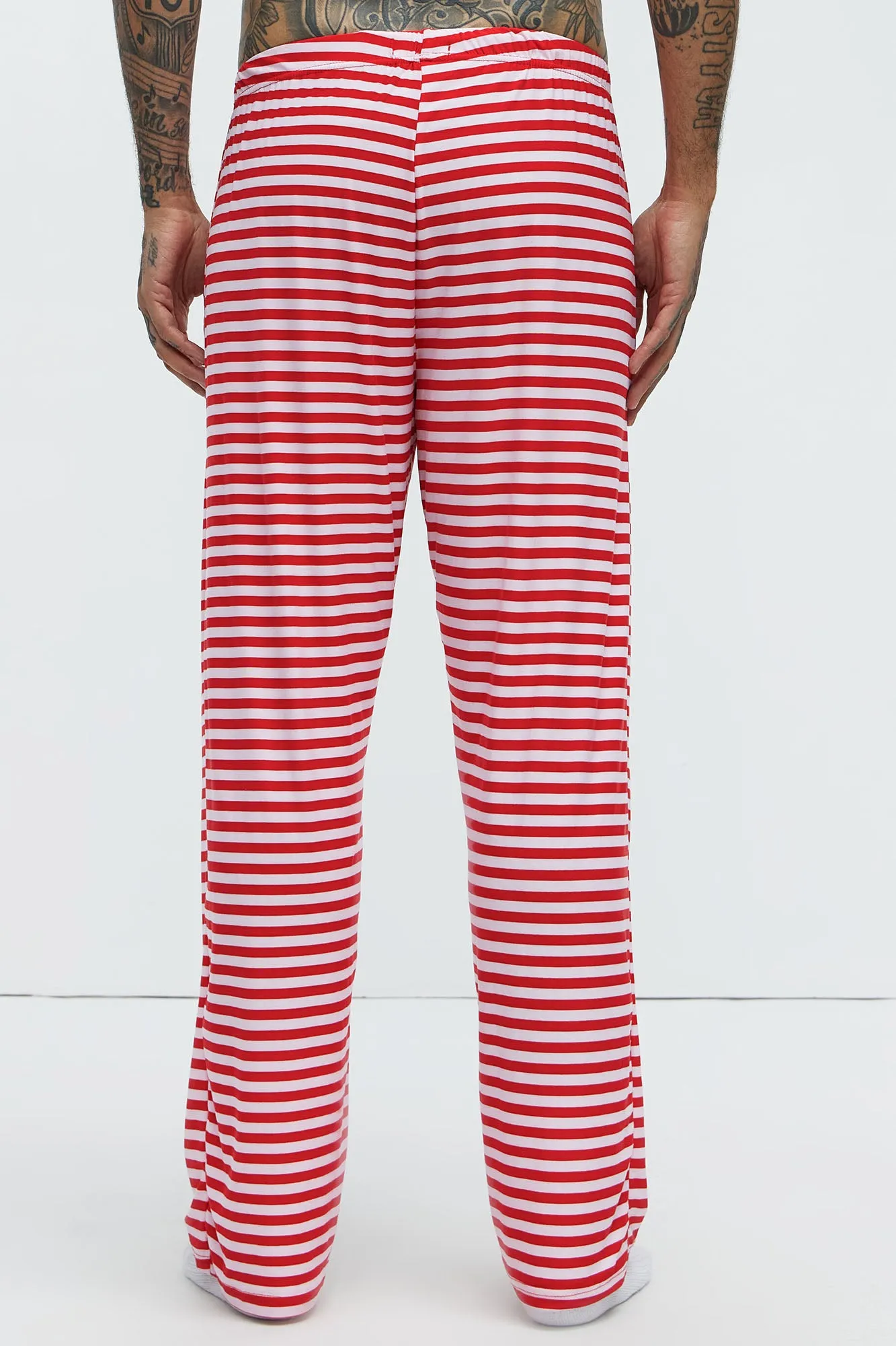 Be Merry Holiday PJ Set - Red/White