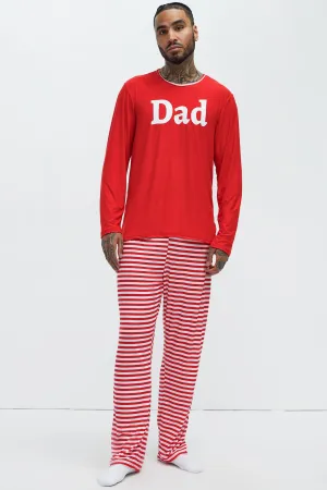 Be Merry Holiday PJ Set - Red/White