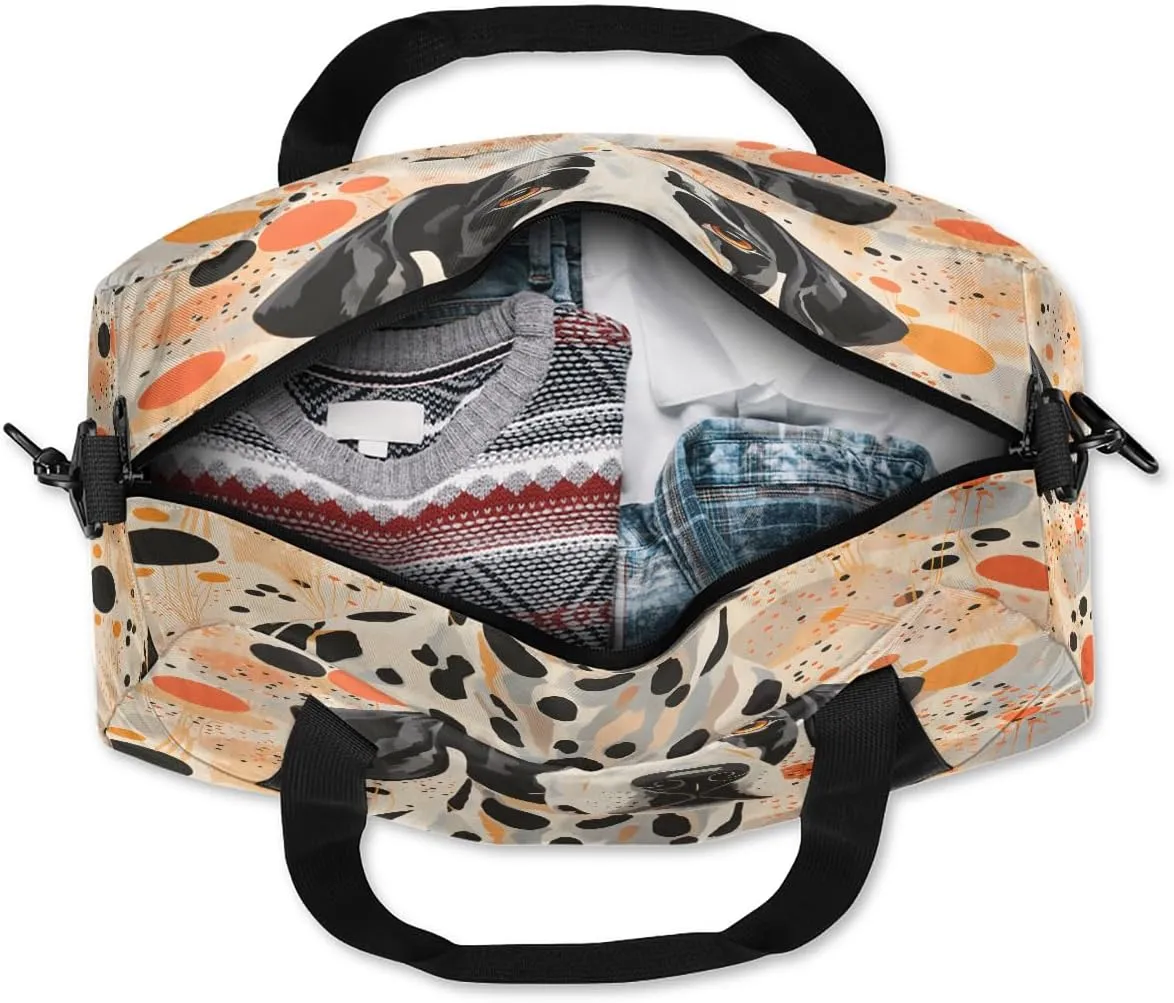 Beautiful Dachshund Kids Duffle Bag Boys Girls Small Sport Dance Gym Bag for Overnight Travel Weekender Carry On
