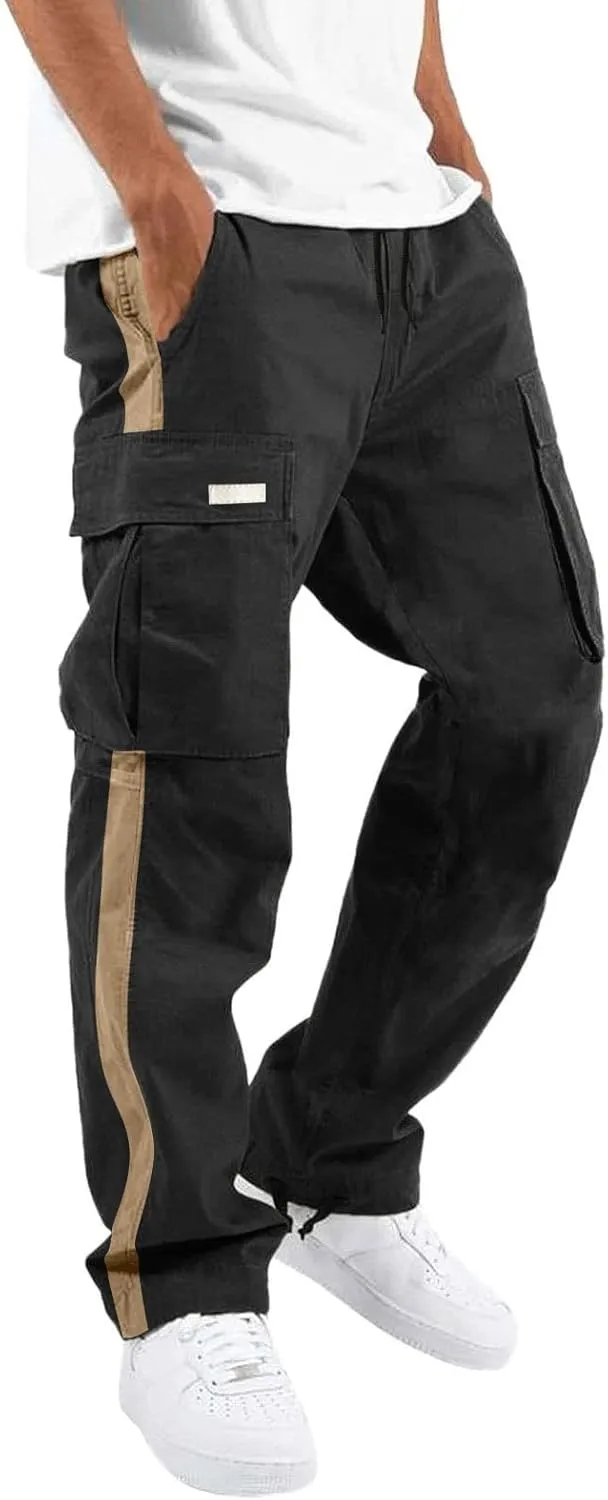 Cargo Pants for Men Relaxed Fit Military Cargo Tactical Pants Lightweight Cotton Stretch Combat Outdoor Hiking Pants