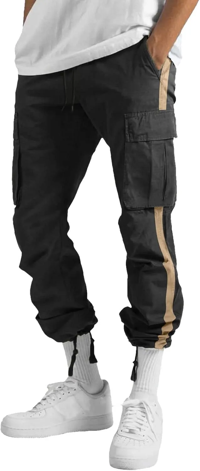 Cargo Pants for Men Relaxed Fit Military Cargo Tactical Pants Lightweight Cotton Stretch Combat Outdoor Hiking Pants