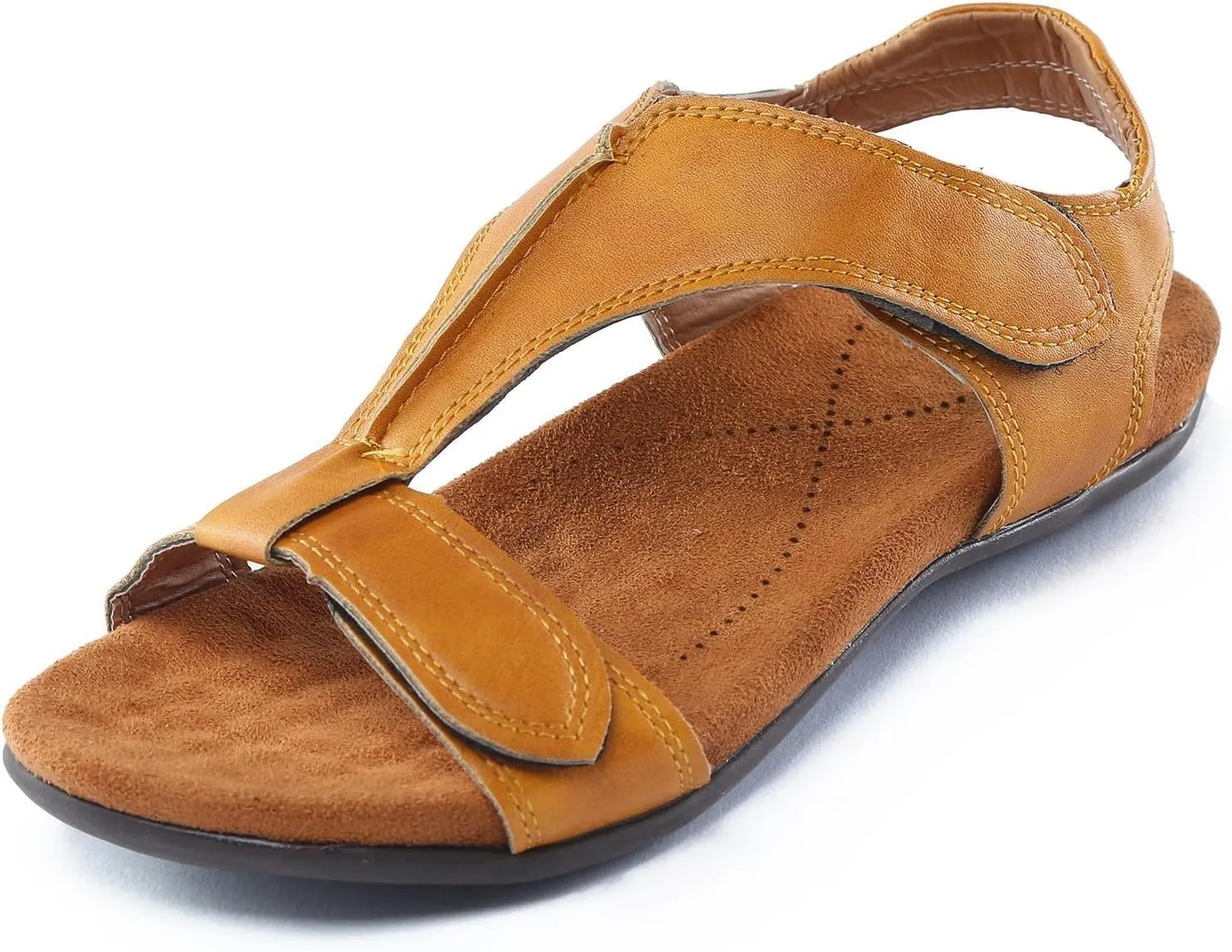 Cathalem Orthopedic Sandals for Women, 2024 Womens Arch Support Flat Sandals Flat Arch Massage Casual Beach Sandals
