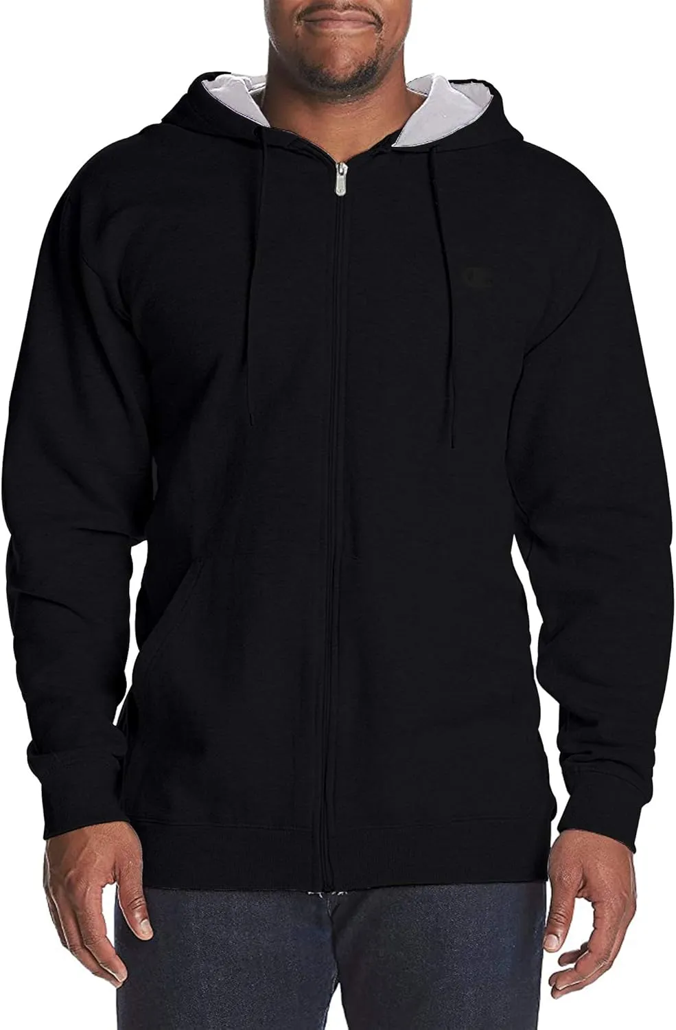 Champion Big and Tall Zip Up Hoodies for Men ?C Men??s Fleece Zip Up Hoodie Jacket