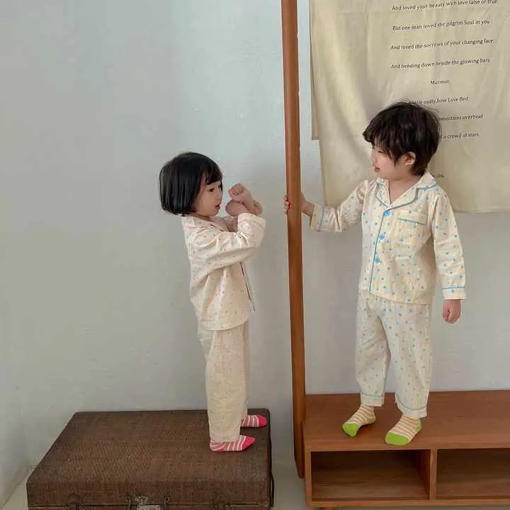 Children's Girl's Nightwear Cotton Long-ملابس نوم للأطفال البنات