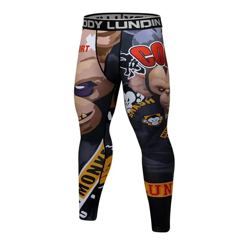 Cody Lundin - MEAN MONKEY - BJJ compression tights /rash guard / Spats /Pants