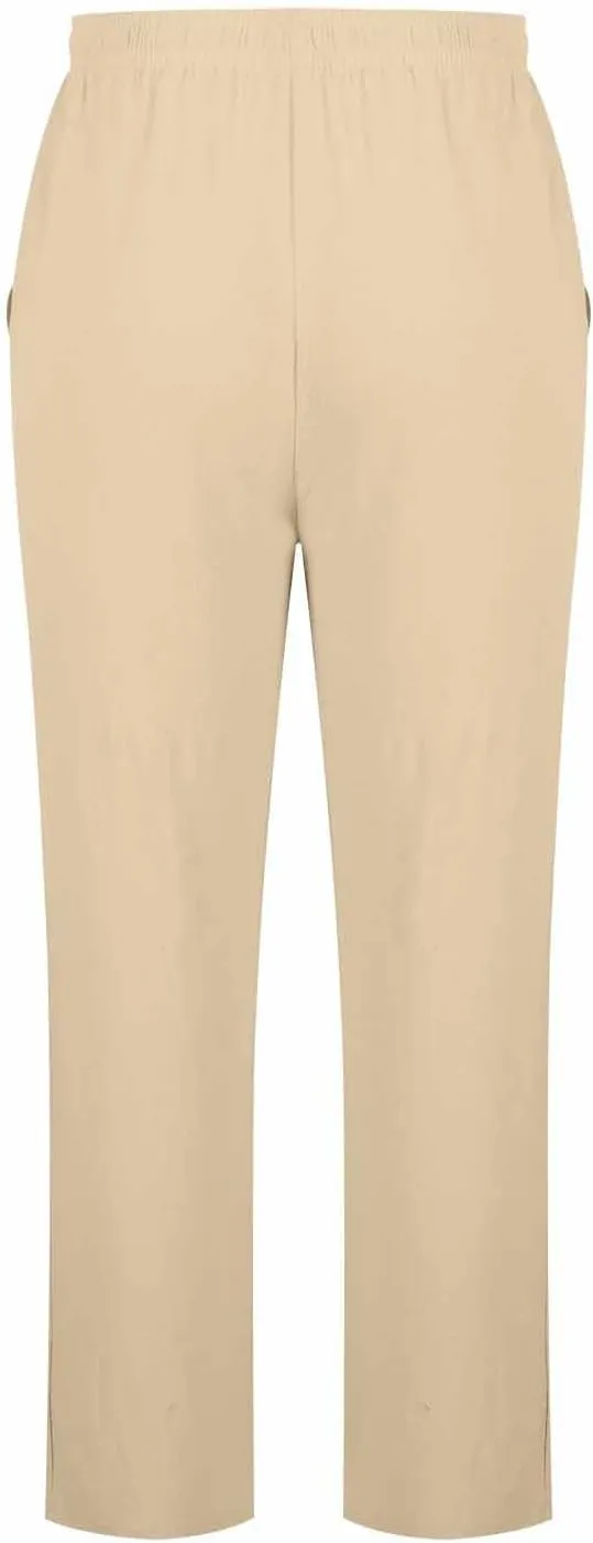 Cotton Linen Men's Wide Leg Linen Pants Elastic Waistband Comfortable Relax Fit Casual Beachwear Yoga Lounge