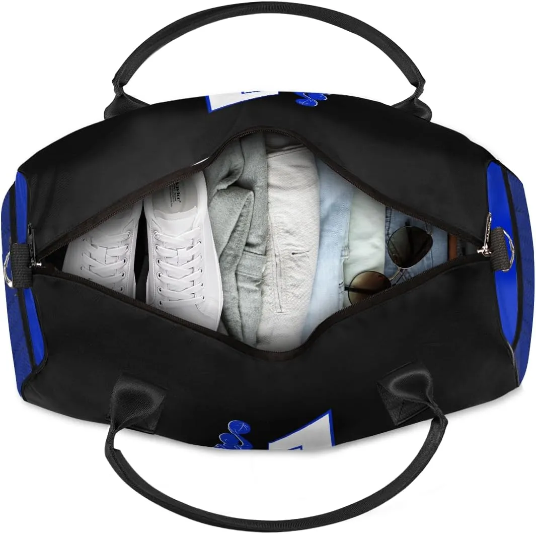 Custom Basketball Mini Duffel Bag for Women Men Foldable Gym Bag Carry on Overnight Weekender Bag for Workout Travel Hospital Basketball Print