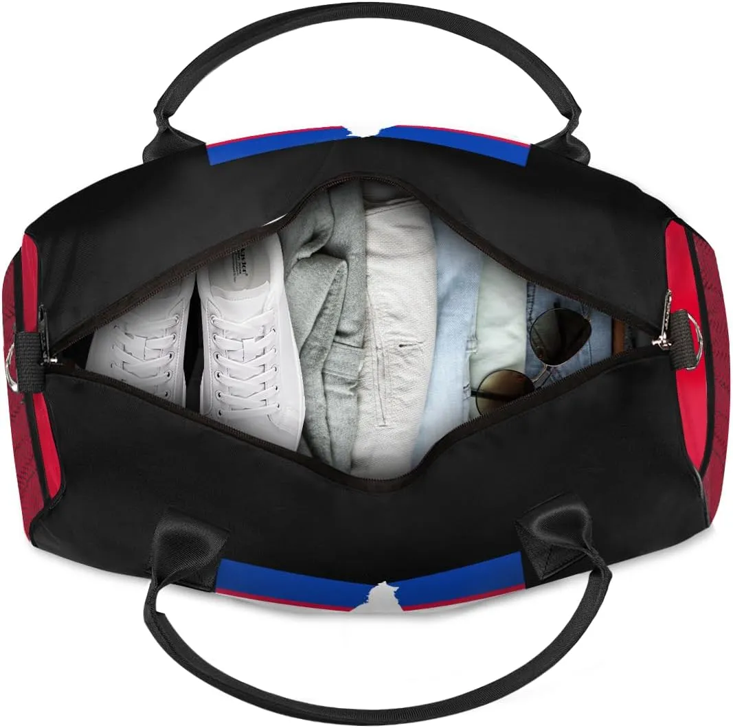 Custom Cheer Mini Duffel Bag for Women Men Foldable Gym Bag Carry on Overnight Weekender Bag for Workout Travel Hospital