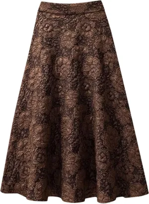 Cute Womens Skirts Summer Jacquard Pleated High Waisted Trendy Sexy Skirt Fairy Women's Casual Skirt Solid Flare