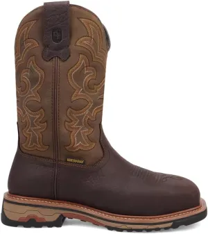 Dan Post Boots Mens Duster 11 Inch Slip Resistant Steel Toe Work/Duty - Brown