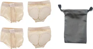 Dance Paws Pad Foot Thongs [2 Pairs] - Lyrical Dance Shoes, Ballet Paws with Nylon Bag