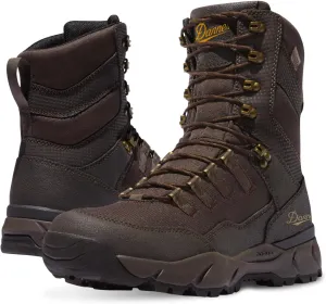 Danner Vital 8 Waterproof Hunting Boots for Men - Abrasion-Resistant Leather & Textile Upper, Shock-Absorbing Footbed & Non Slip Traction Outsole
