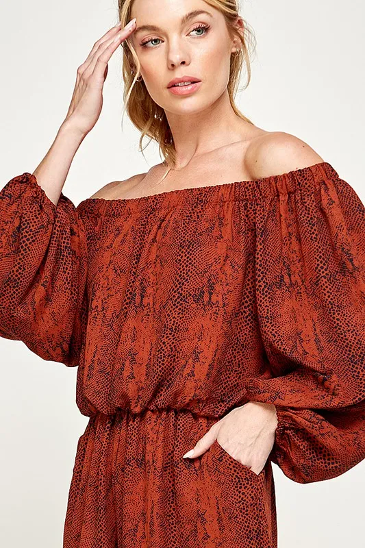 Darla's Off The Shoulder Romper