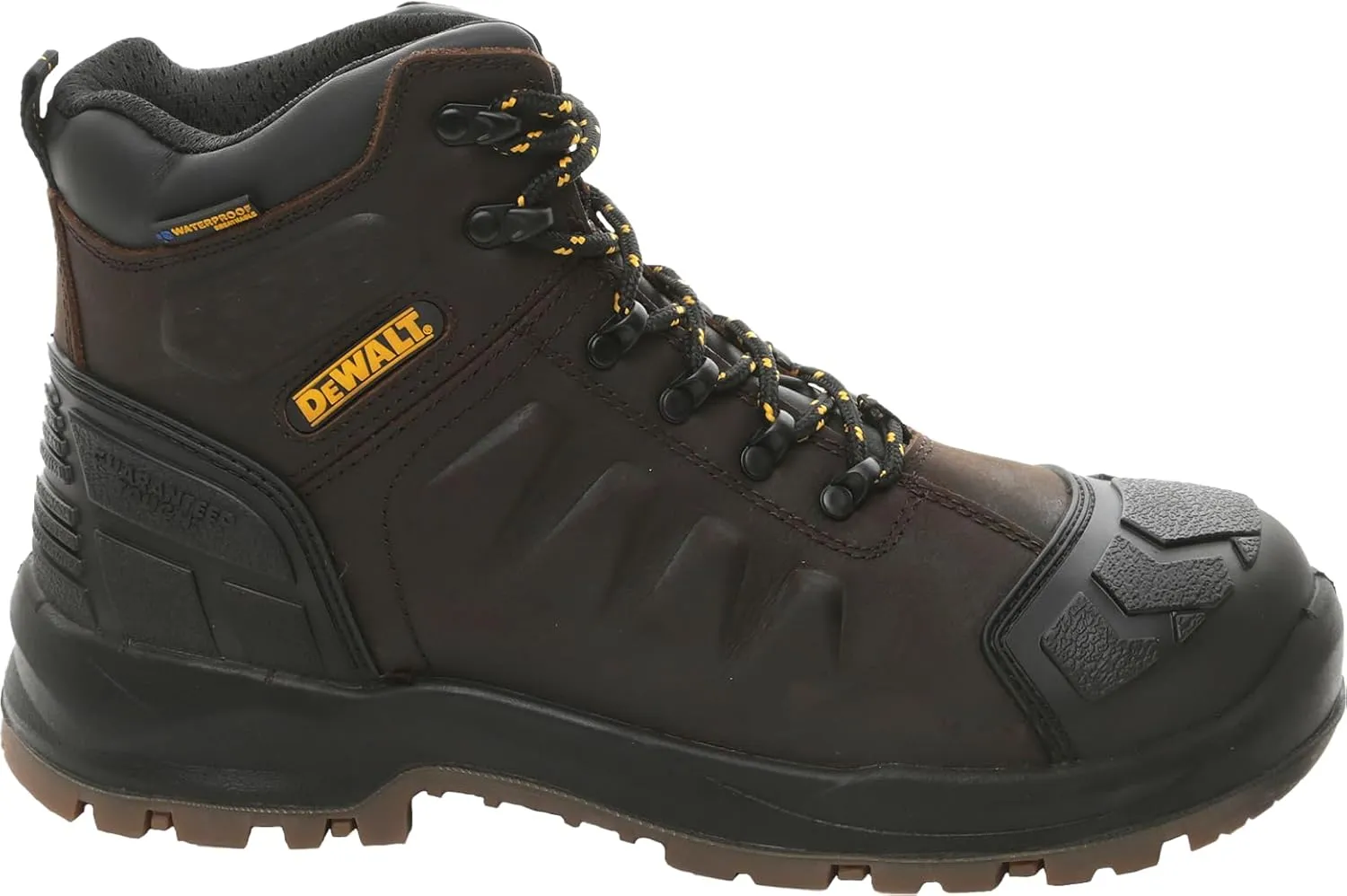 DEWALT Hadley Men's Waterproof, Steel Safety Toe Work Boot, Brown Crazy Horse, 12