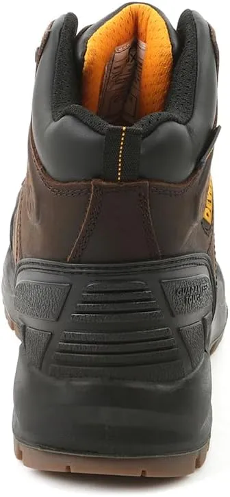 DEWALT Hadley Men's Waterproof, Steel Safety Toe Work Boot, Brown Crazy Horse, 12