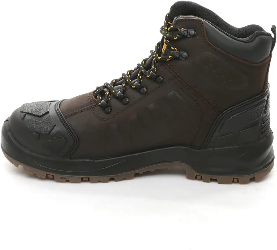 DEWALT Hadley Men's Waterproof, Steel Safety Toe Work Boot, Brown Crazy Horse, 12