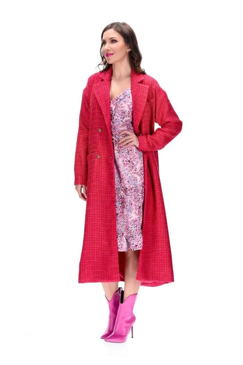 Ester Coat Pink Sparkle