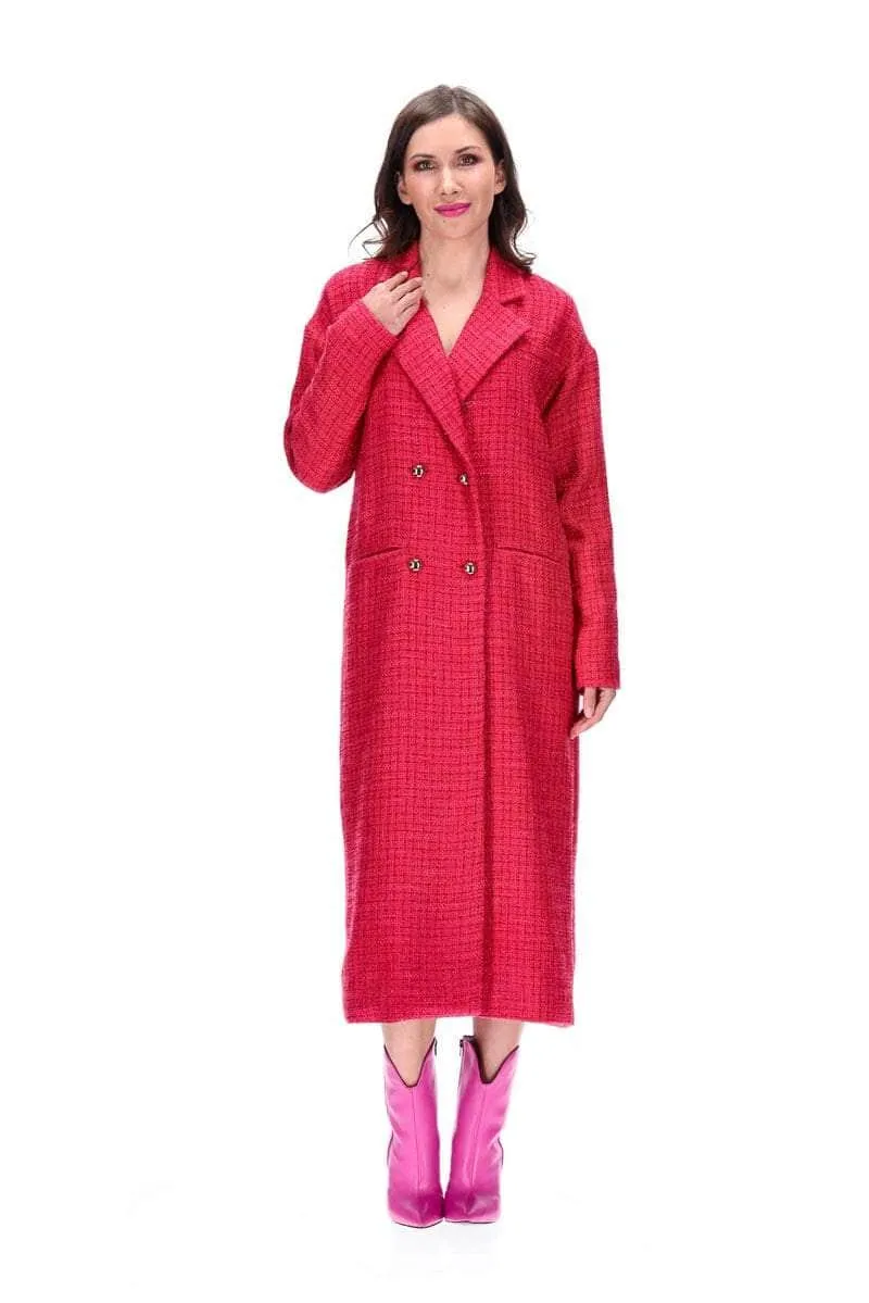 Ester Coat Pink Sparkle