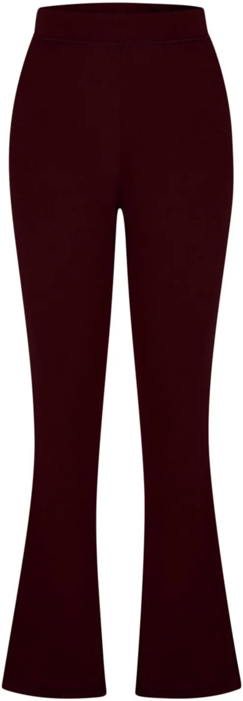 Formal Pants Women Business Casual Work Pant Womens High Waist Elegant Flared Leg Stretchy Trousers Office Slacks