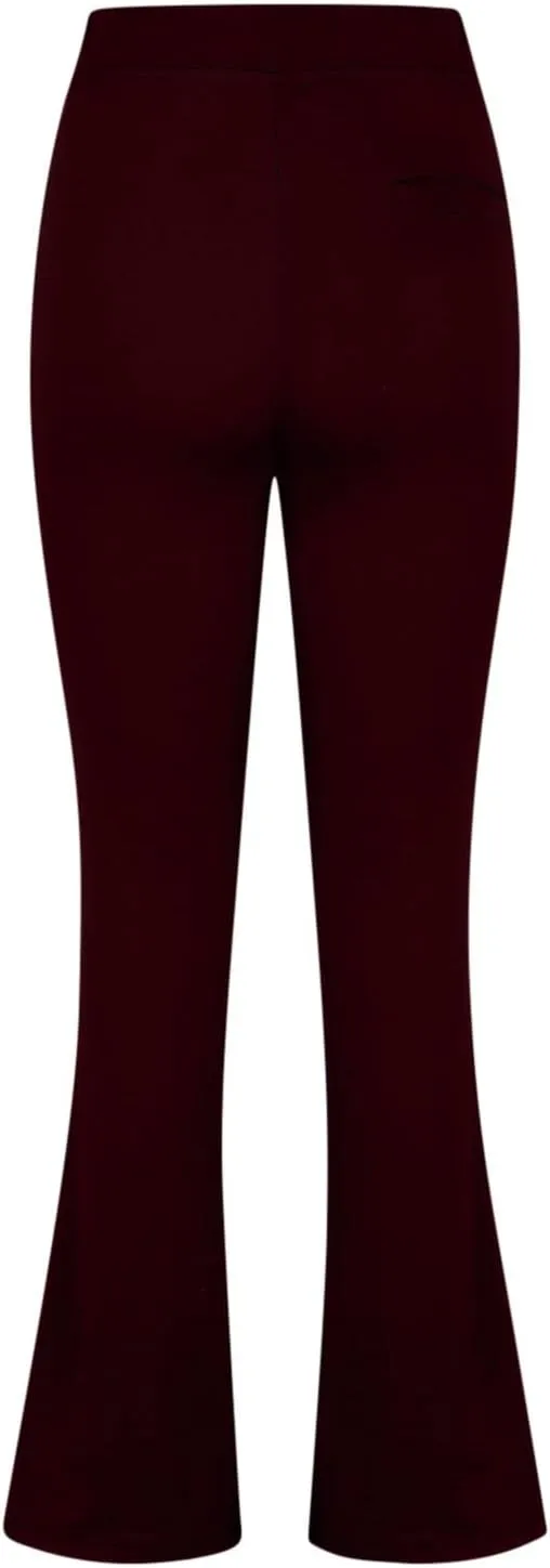 Formal Pants Women Business Casual Work Pant Womens High Waist Elegant Flared Leg Stretchy Trousers Office Slacks