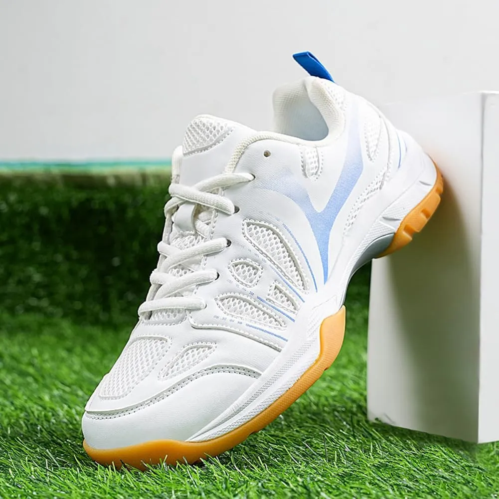 GEXECEUSS Men's Comfortable Badminton Shoes for Sport: Womens Breathable Tennis Shoes for Training - Adults Pickleball Sneakers