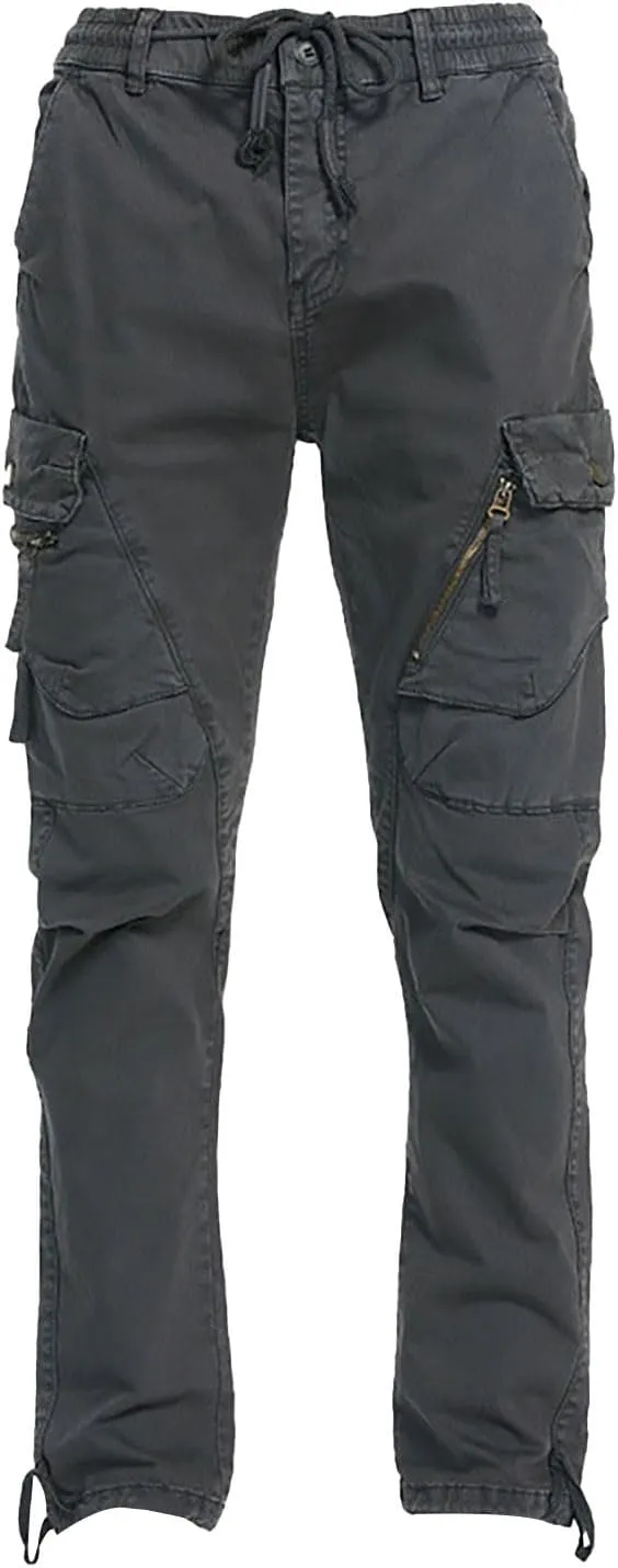 Golf Pants Men Stretch Relaxed Fit Classic Cargo Sweatpants Stretch Waistband Workout Joggers Athletic Hiking Pants