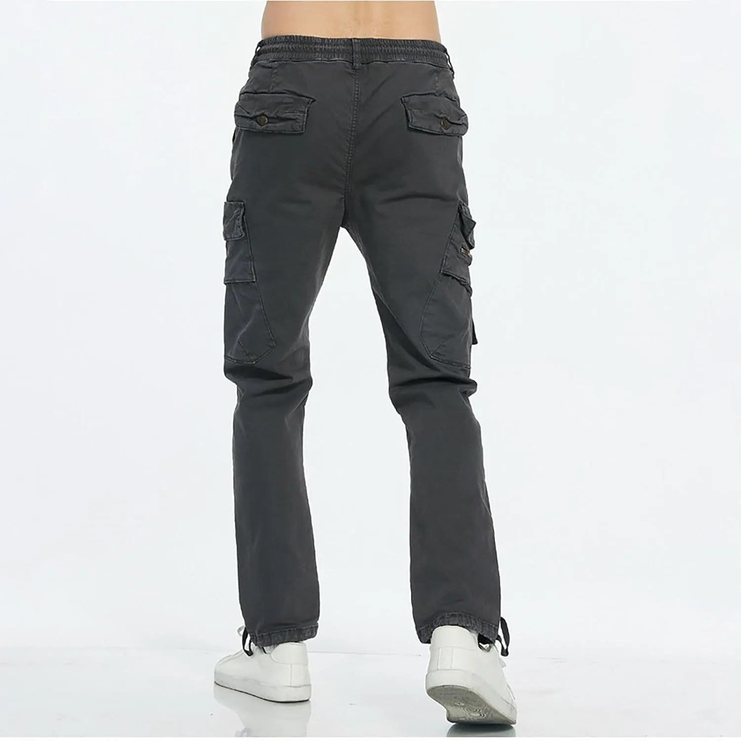 Golf Pants Men Stretch Relaxed Fit Classic Cargo Sweatpants Stretch Waistband Workout Joggers Athletic Hiking Pants
