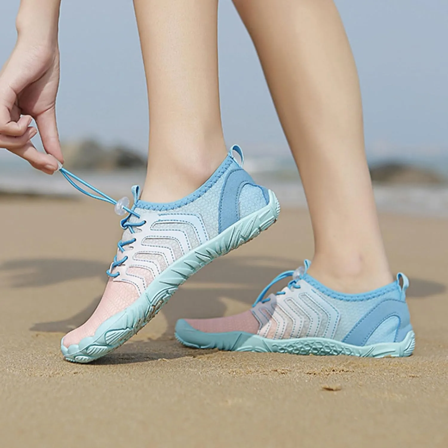 Grounded Barefoot Footwear for Women Men Hike Walking Shoes Quick Drying Breathable Sneaker Waterproof Non-Slip Shoes Swimming Beach Wide Outdoor Shoe Unisex with Arch Support