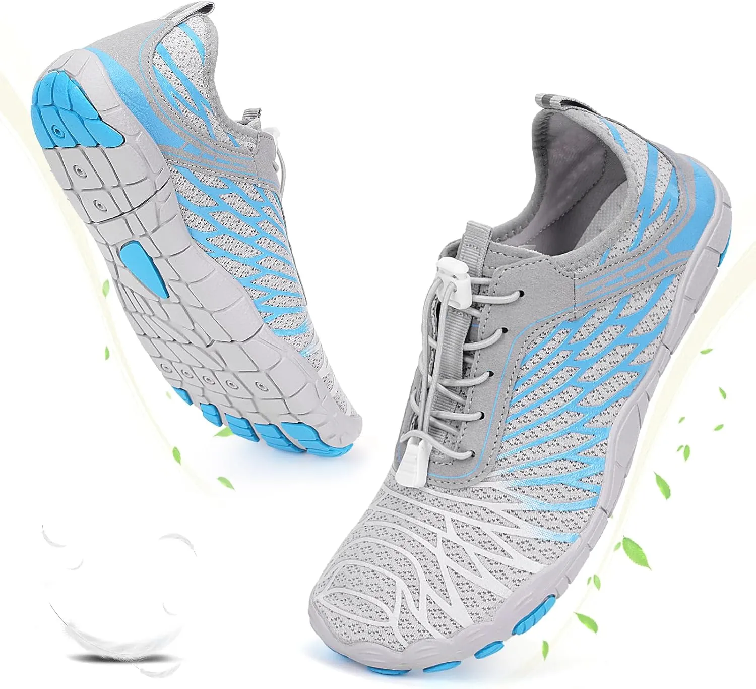Hike Barefoot Shoes for Women Men Non-Slip Breathable Walking Shoes Wide Toe Box Comfortable Athletic Footwear