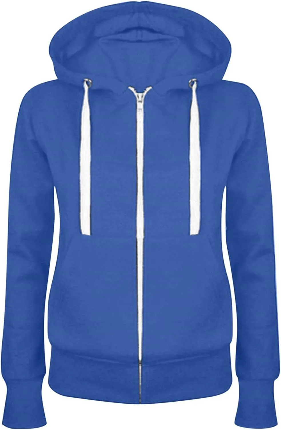 Hoodies for Women Winter Fleece Sweatshirt - Full Zip Up Thick Sherpa Lined Hooded Jacket Lightweight Zip Up Hoodie