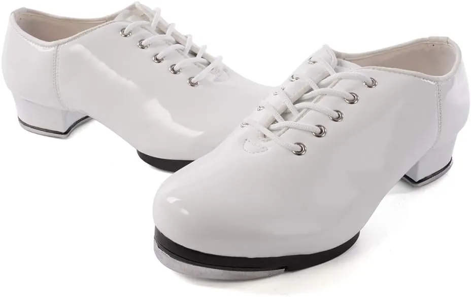 HROYL Women & Men Tap Shoes Unisex Tap Dance Shoes Women Girls Tap Shoes for Jazz Tap Shoes,CLdance5