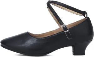 HROYL Women Latin Dance Shoes Ballroom Dance Shoes Performance Practice Salsa Bachata Dancing Shoes,Model DYZPHRD