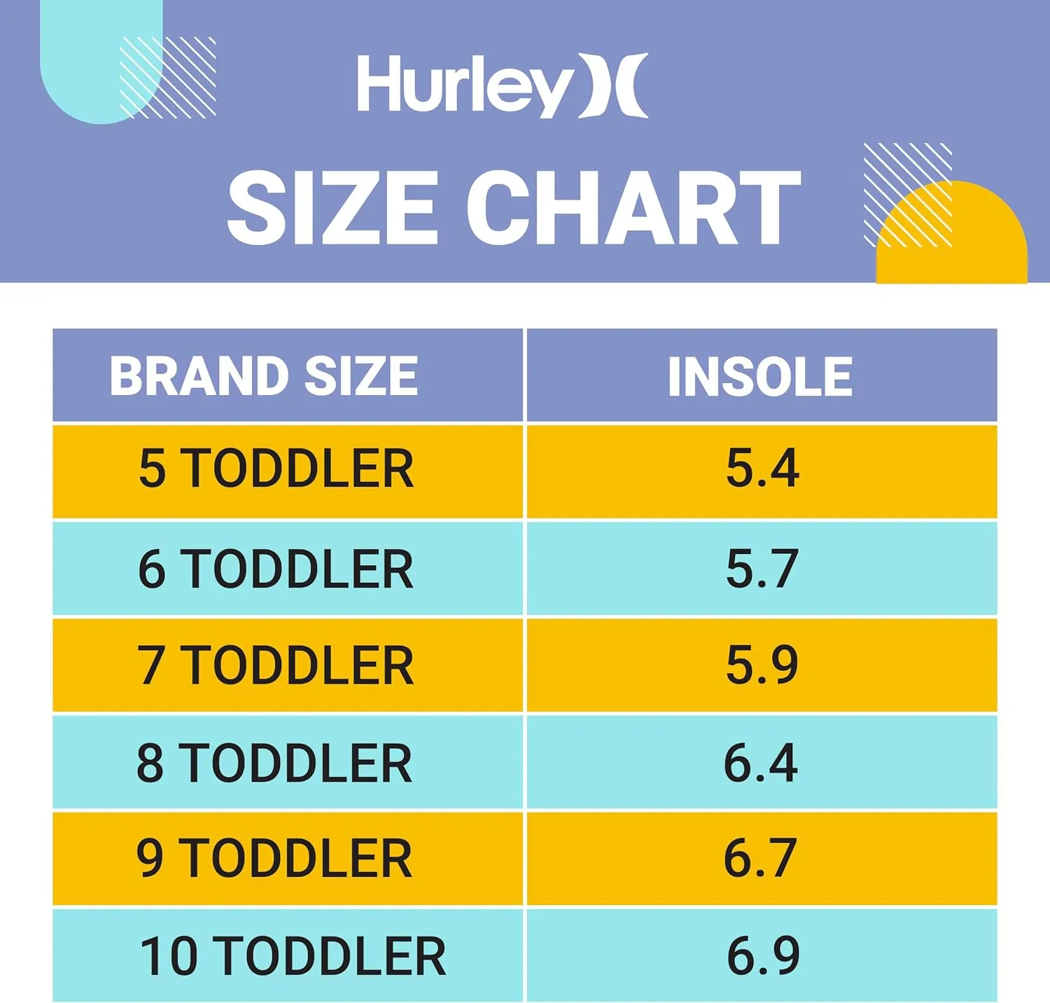 Hurley Kids Toddlers Elastic Laces Canvas Sneakers ?C High Cut Skateboarding Shoes for Toddlers and Little Kids, Sports Shoes for Boys and Girls, Sports Shoes for School Tate