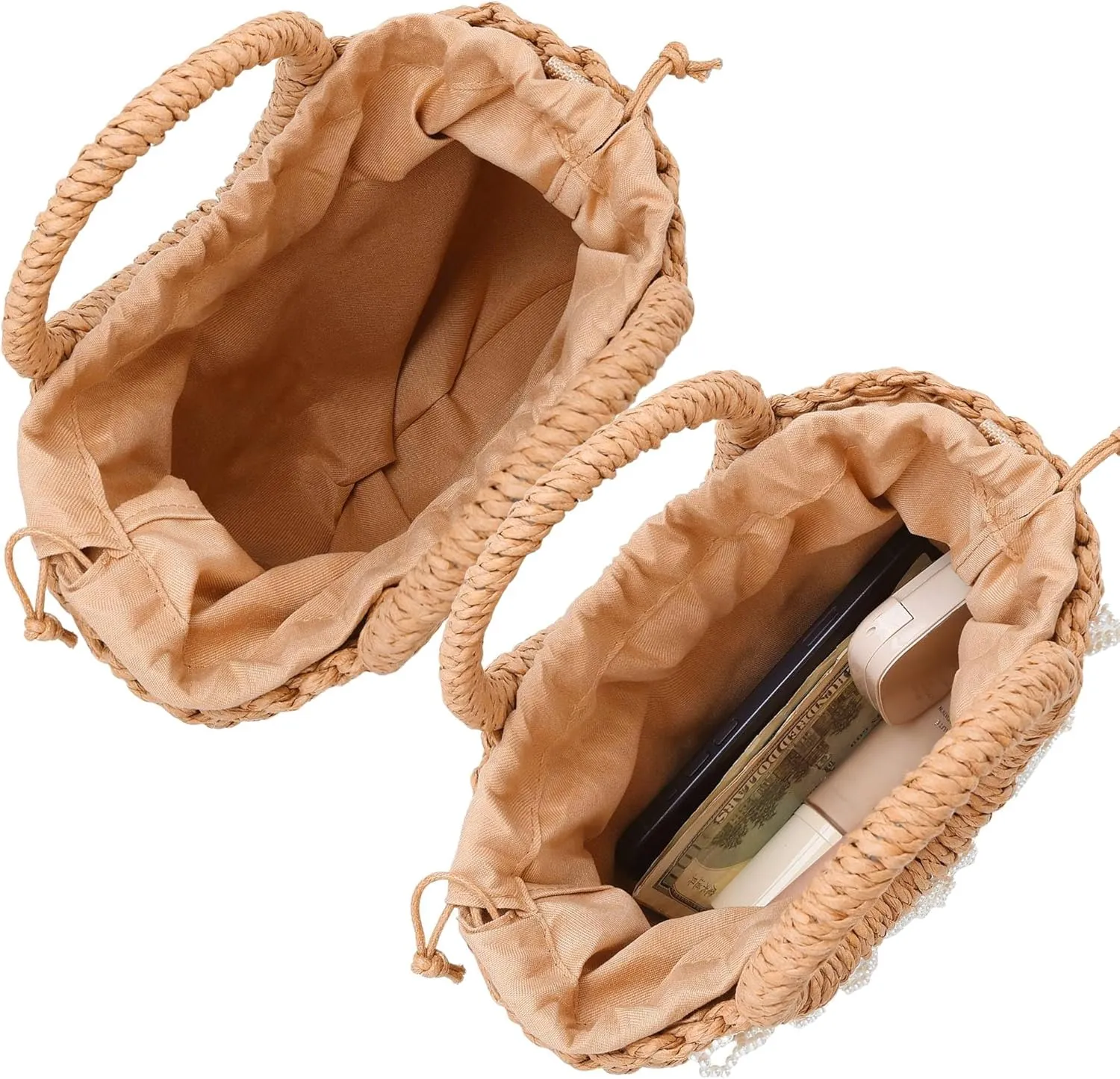 jessie Straw Bag for Women Summer Shoulder Bag Small Beach Crossbody Purse Woven Tote Handbag for Vacation Beach