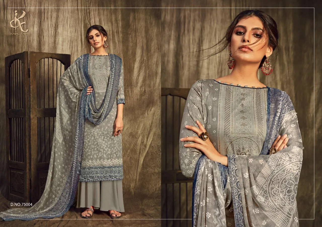Kapil Fab Presents Rangrez Cotton Casual Wear Salwar Suits