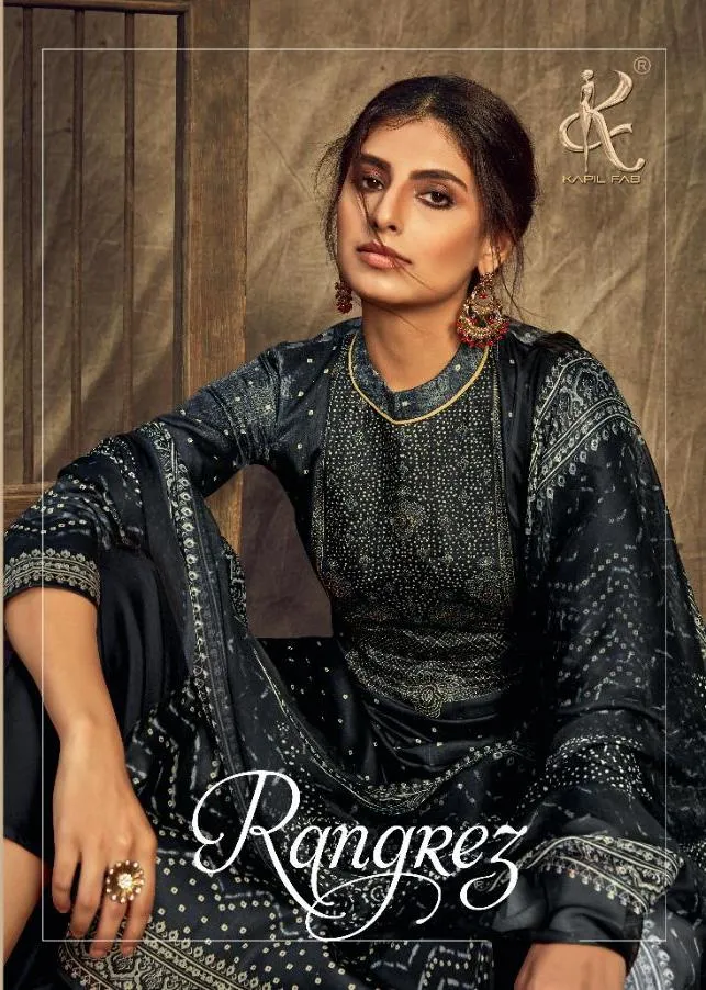 Kapil Fab Presents Rangrez Cotton Casual Wear Salwar Suits