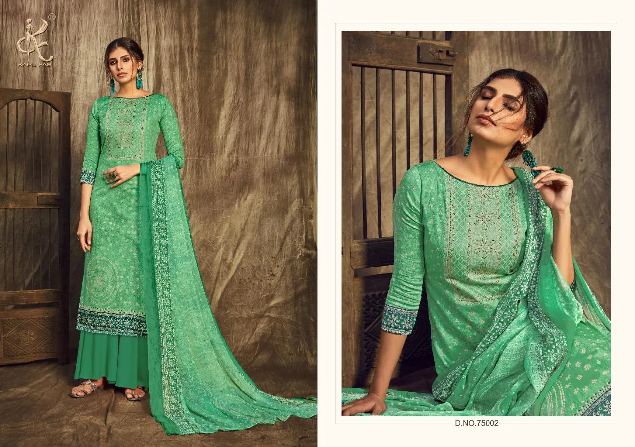 Kapil Fab Presents Rangrez Cotton Casual Wear Salwar Suits